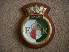 Royal Navy HMS Queen Elizabeth ships crest