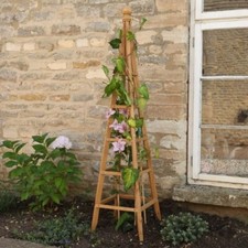 Wooden garden obelisk - garden,