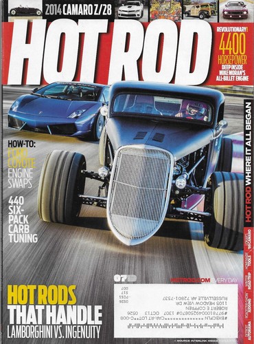 Hot rod magazine july - magazine, 2013