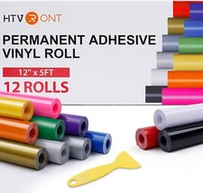 12 Pack Permanent Vinyl 12x5