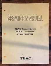 Teac Model 5 5A Mixer Service