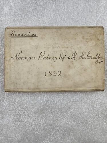 1892 bank england vellum - bank,