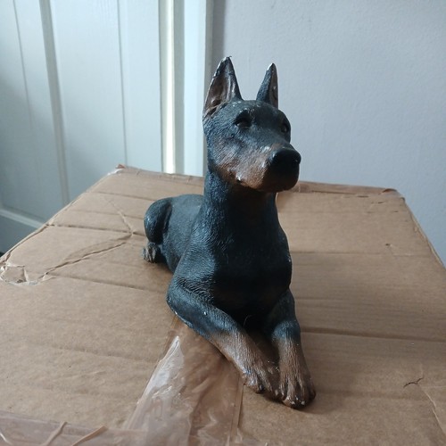 Vintage sandicast doberman - vintage,
