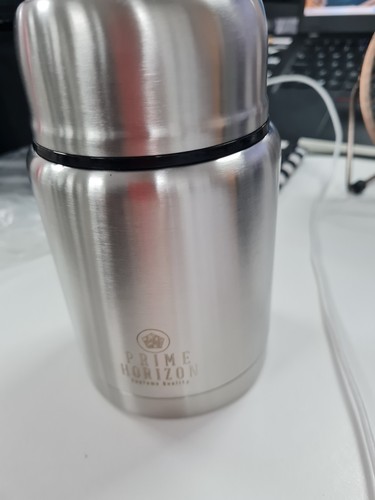 Stainless steel food flask - stainless,