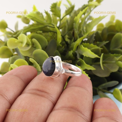 925 silver sodalite stone - silver,