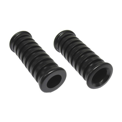 Level footrest rear - rear, rubber