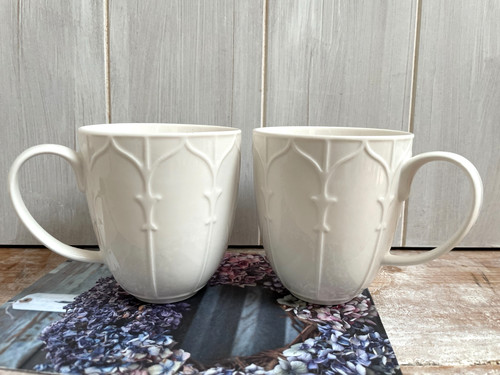 Pair belleek living white - 2,