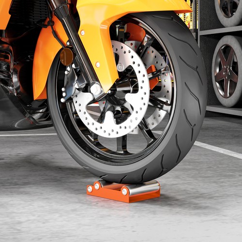 Homcom motorcycle wheel roller - motorcycle,