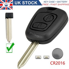 For Citroen Saxo Xsara Picasso Berlingo Remote Key Fob Shell Case 2 Button SX9