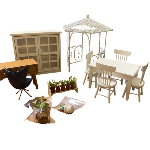 Doll house furniture lot - doll,