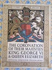 Official Souvenir Programme Coronation of King George V1