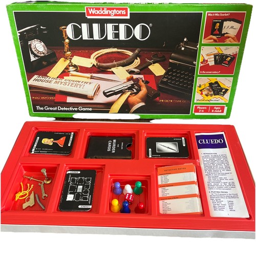 Cluedo vintage 1975 long green - cluedo,
