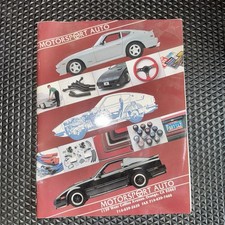 Vintage 1984 Motorsport Auto Parts Catalog Datsun 260Z 280ZX 300ZX Z Cars RARE