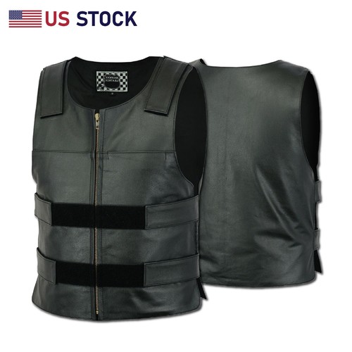 Men bullet proof - bullet, leather