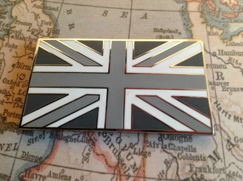 Union jack car - gb, badge
