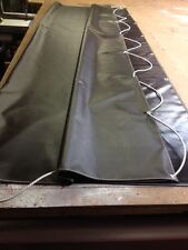 BLACK 10FT 6" X 8FT TRAILER AWNING COVERS FOLDING TENT  HEAVY DUTY FLAT SHEET