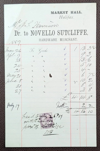 1889 novello sutcliffe - 1889,