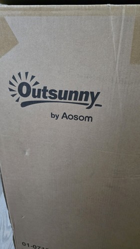 Outsunny folding sun lounger - folding,