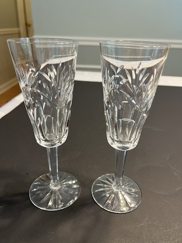 Pair waterford crystal - of,