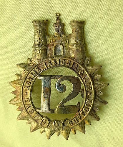 Brass 12th regiment - 12th.,