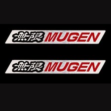 2Pcs Mugen Emblem Badge Side