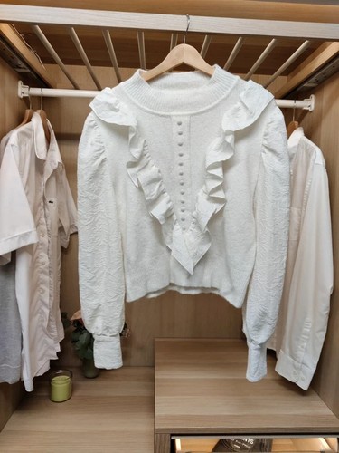 Womens zara white large - white, high