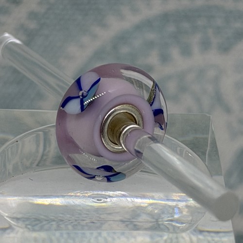 Authentic trollbeads pink bead - pink,