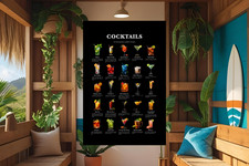 Cocktails Poster/Print