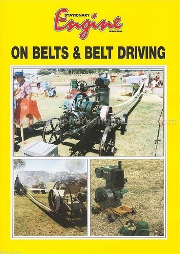 Stationary engine flat belt - engine,