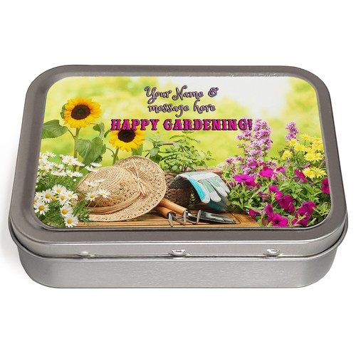 Personalised tobacco tin - personalised,