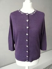 ZARA PLUM JEWEL BEADED 3/4