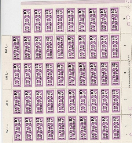 Germany 1956 central - germany, courier
