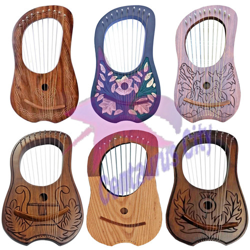 New lyre harp metal - lyre,