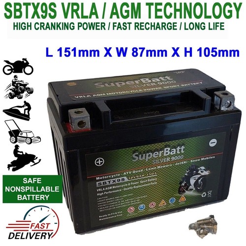 Superbatt sbtx9s agm - sbtx9s,