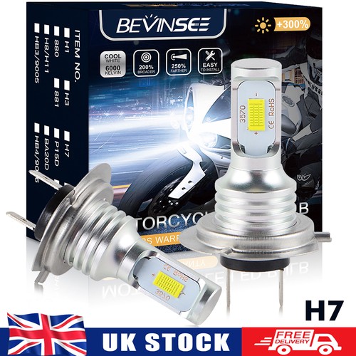 Led motorcycle headlight - h7,