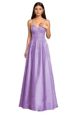 Lace Applique A Line Evening