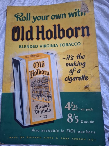 Vintage old holborn blended - old,