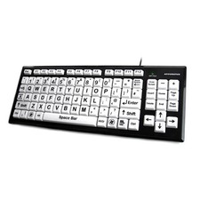 Accuratus Monster 2 keyboard Office USB QWERTY UK International Black White