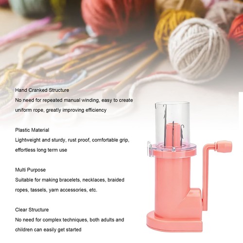 Manual yarn winder hand - manual, crank
