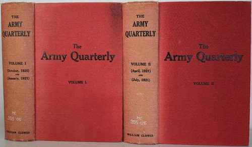The army quarterly - the, 1920-1.