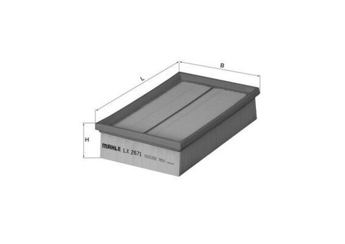 Mahle lx2671 air filter - air,
