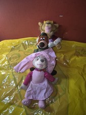 Robin Hood king John Maid Marian Lot X3  Plush soft toy 