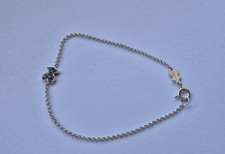 TOUS Silver chain Bracelet with bear motif charm 