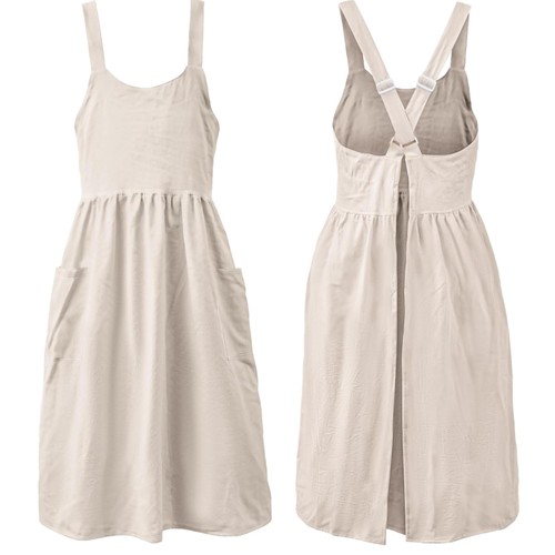Luxurious beige cross - beige, back