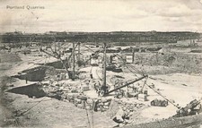 PORTLAND QUARRIES 1904 DORSET