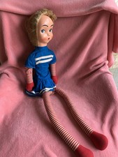 Looby Loo Long Stripey Legs Doll Vintage 60's /70s Blonde Original