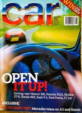 CAR MAGAZINE AUG-1997 - Venturi Atlantique, Volvo S70R, Ford Puma, Skyline GT-R