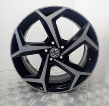 VOLKSWAGEN POLO 17'' BLACK  DIAMOND CUT ALLOY WHEEL RIM 2G0601025L (Y-82)