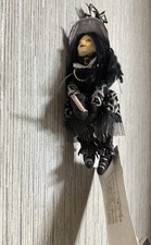 Witches Of Pendle Witch Doll Daisy In Silver & Black  25cm New With Tags