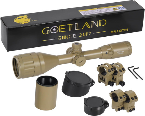 Rifle scope 9x50 red - rifle, 3-9x50